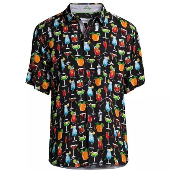 TOMMY BAHAMA Men's Veracruz Cay All Nighter Short Sleeve Woven Shirt - XL - Picture 4 of 13
